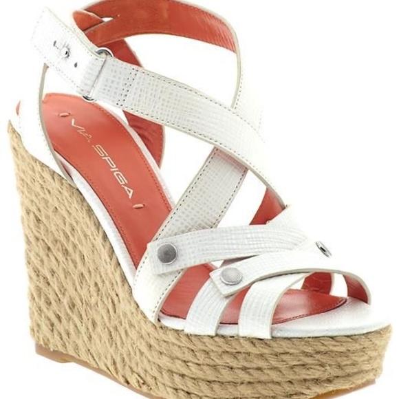 white wedges size 11